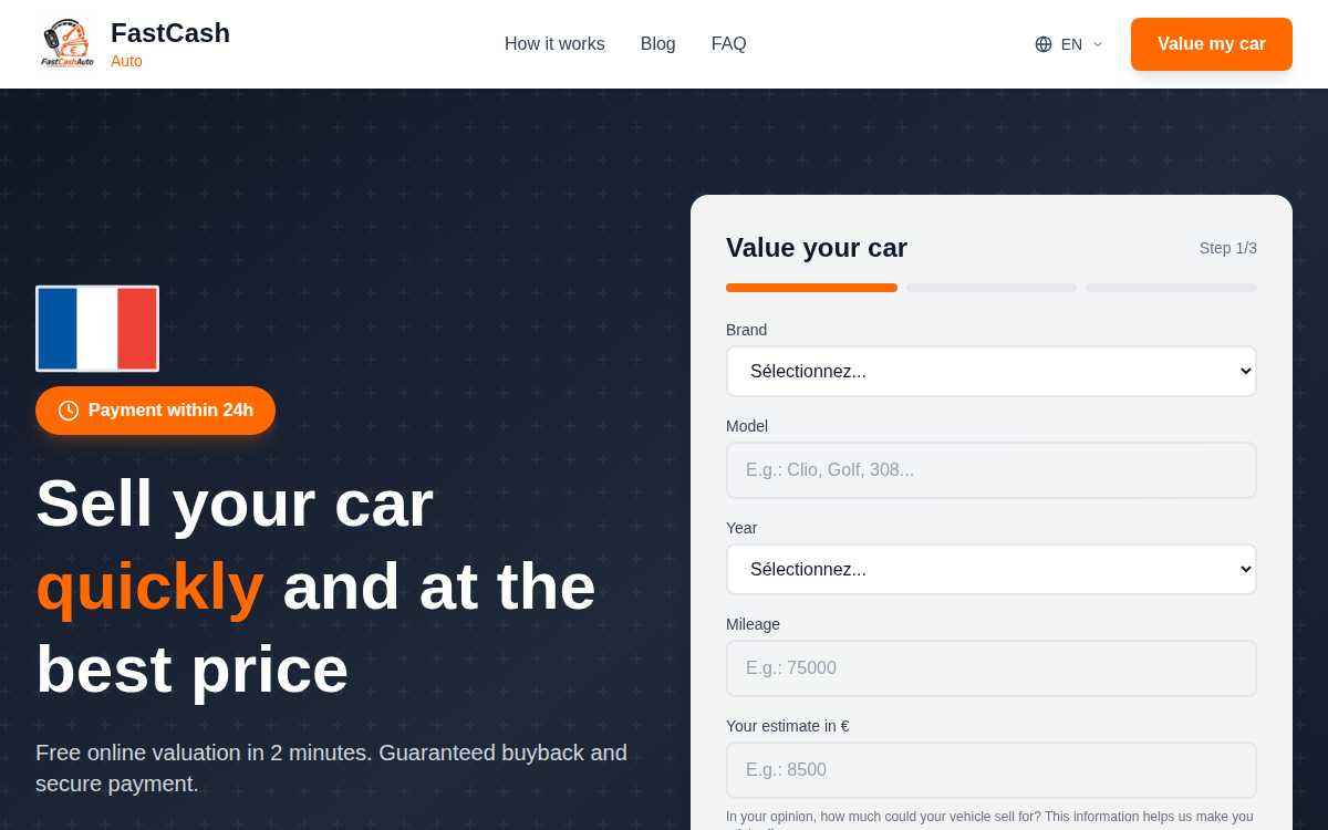 Aperçu de fastcashauto.fr